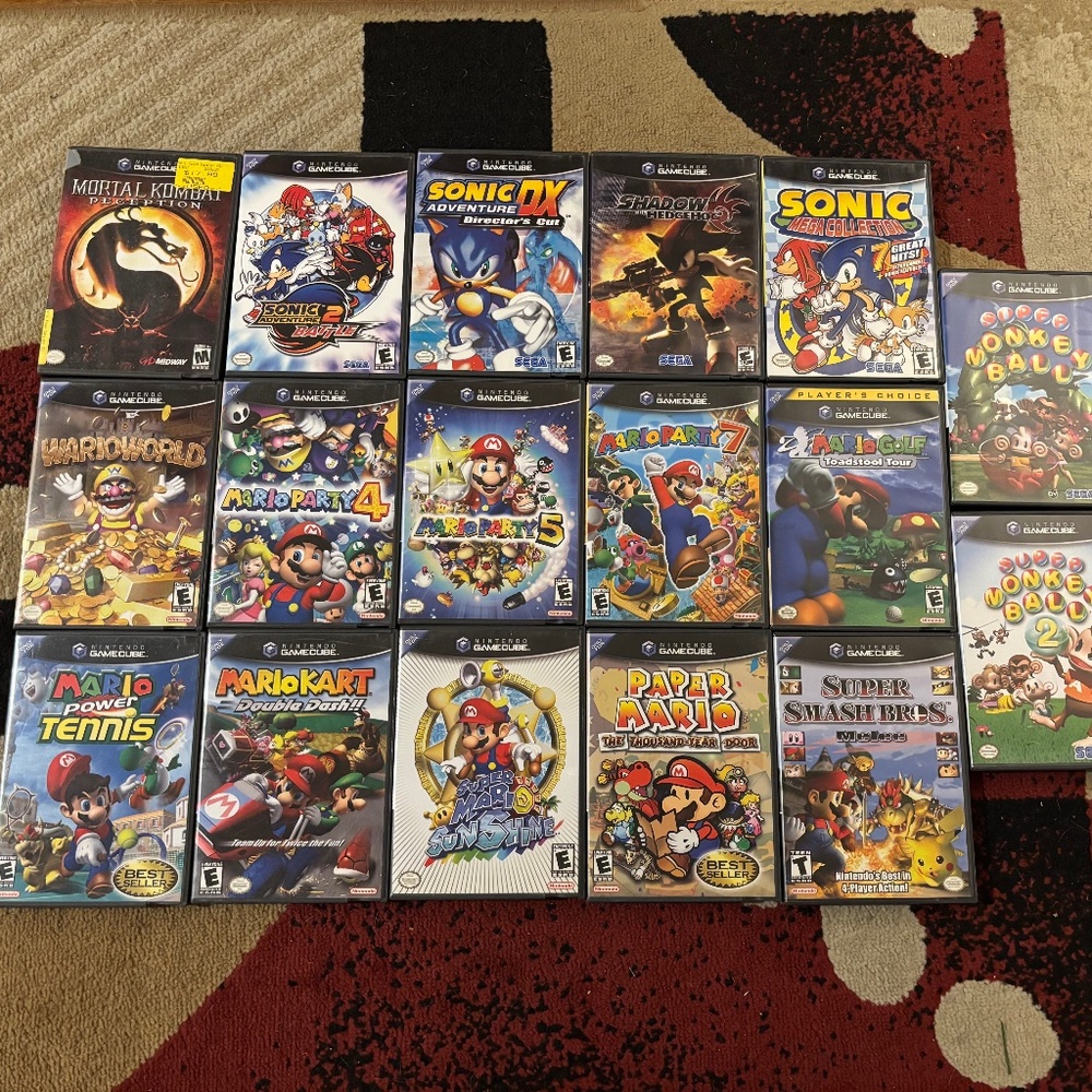 GameCube Vintage Games (Sonic, Mario and more)